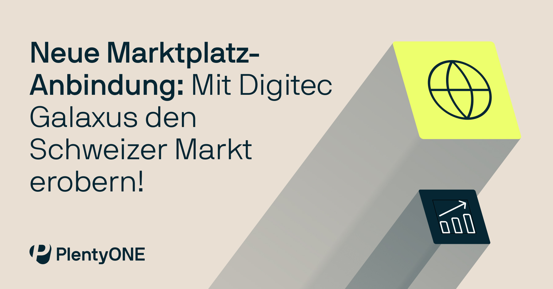 Banner: Neue Marktplatz-Anbindung: Mit Digitec Galaxus den  Schweizer Markt erobern!