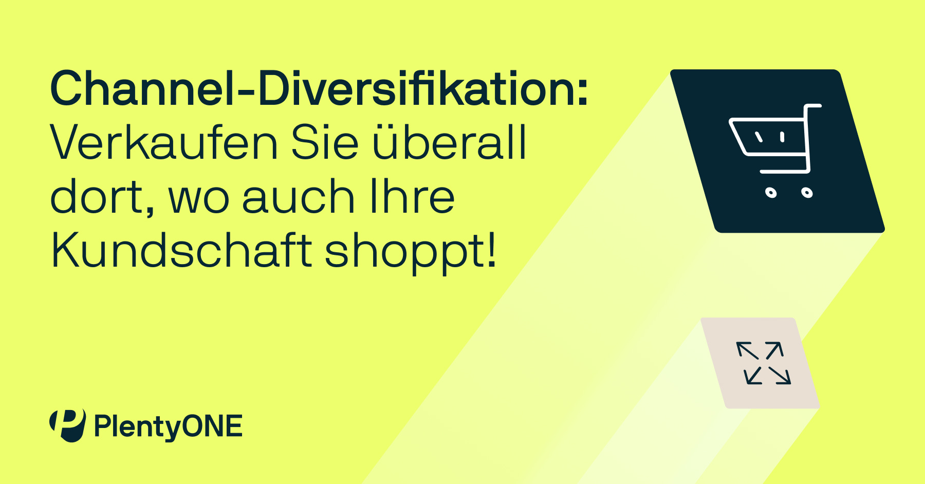 Banner: Channel-Diversifikation: Verkaufen Sie überall dort, wo auch Ihre Kundschaft shoppt!