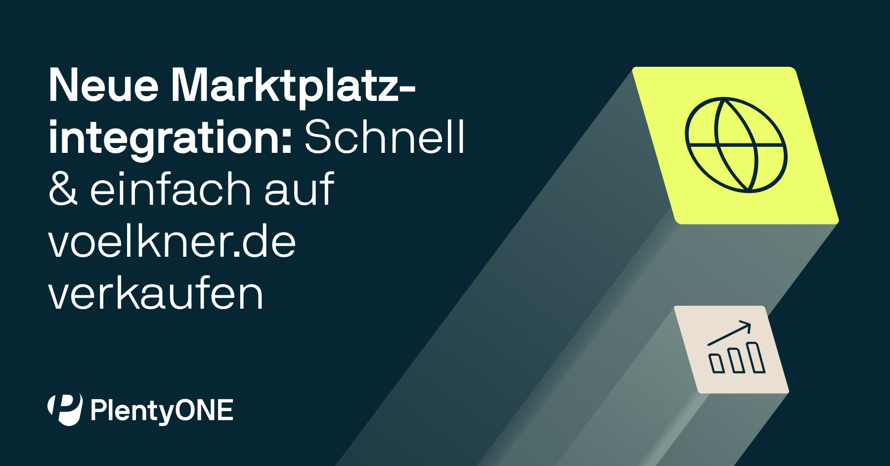 Banner: Neue Marktplatzintegration: Schnell & einfach auf voelkner.de verkaufen