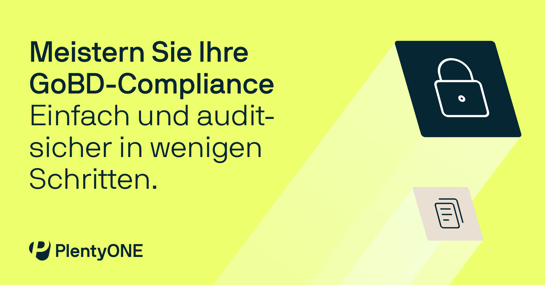 Banner: Meistern Sie Ihre GoBD-Compliance Einfach und audit-sicher in wenigen Schritten.